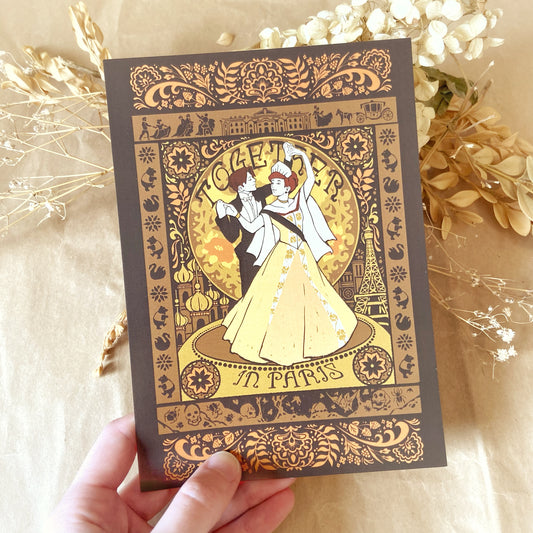 5x7" 'Together in Paris' Print