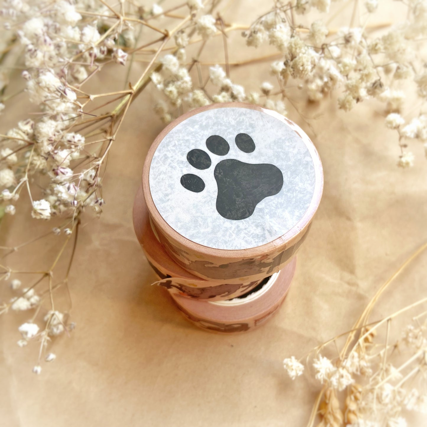 Cats Gold Foil Decorative Washi Tape