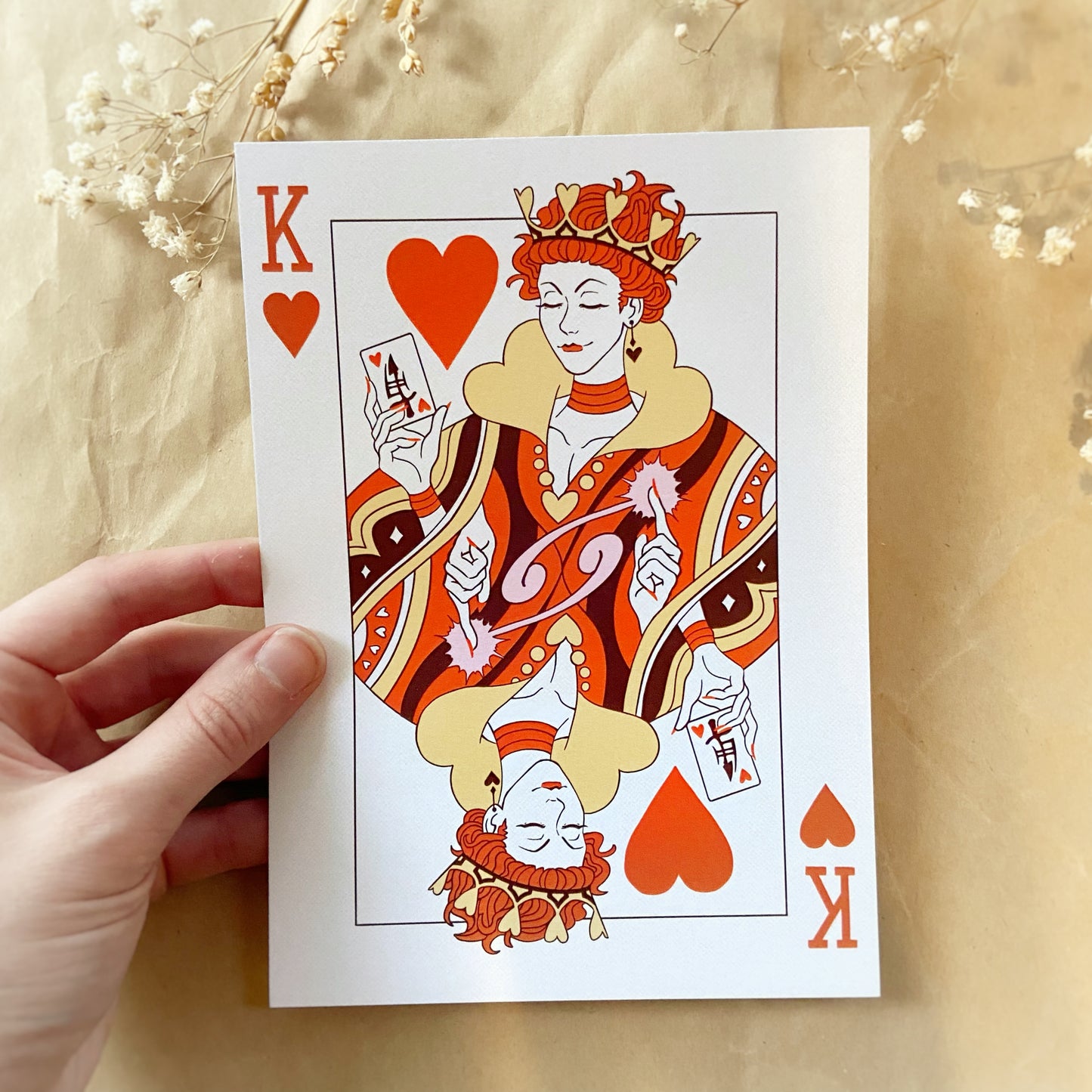 *LAST CHANCE* 5x7" Hisoka King of Hearts Print