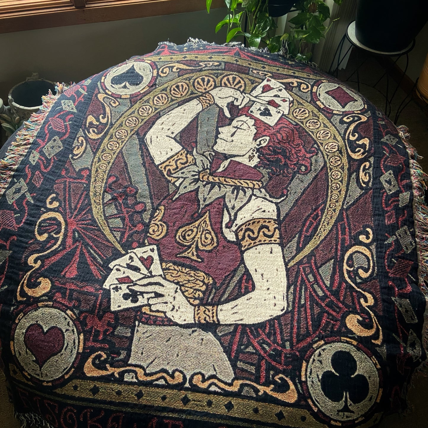 'The Magician' Tapestry Blanket