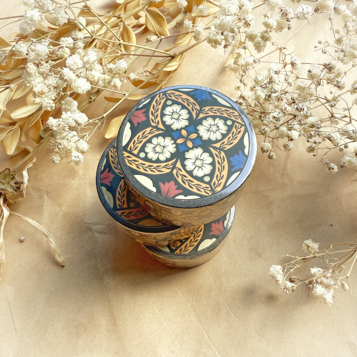 Stained Glass Gold Foil Decorative Washi Tape