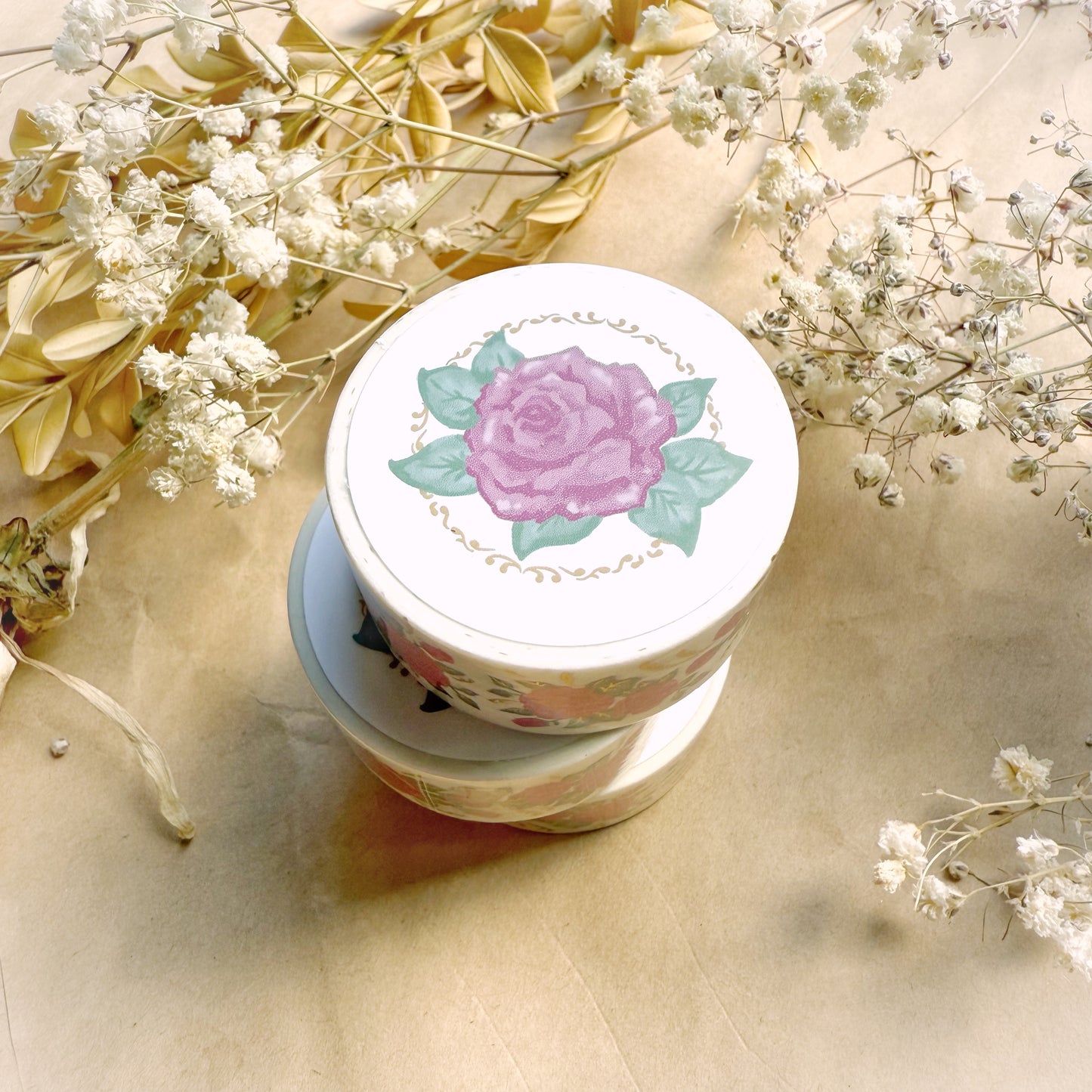 Rose Gold Foil Decorative Washi Tape