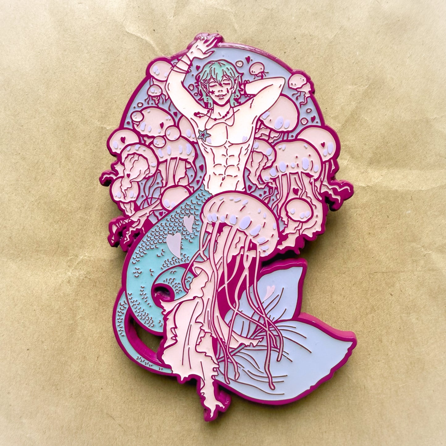 *MOVING SALE* Hisoka Merm Enamel Pin Pastel Variant