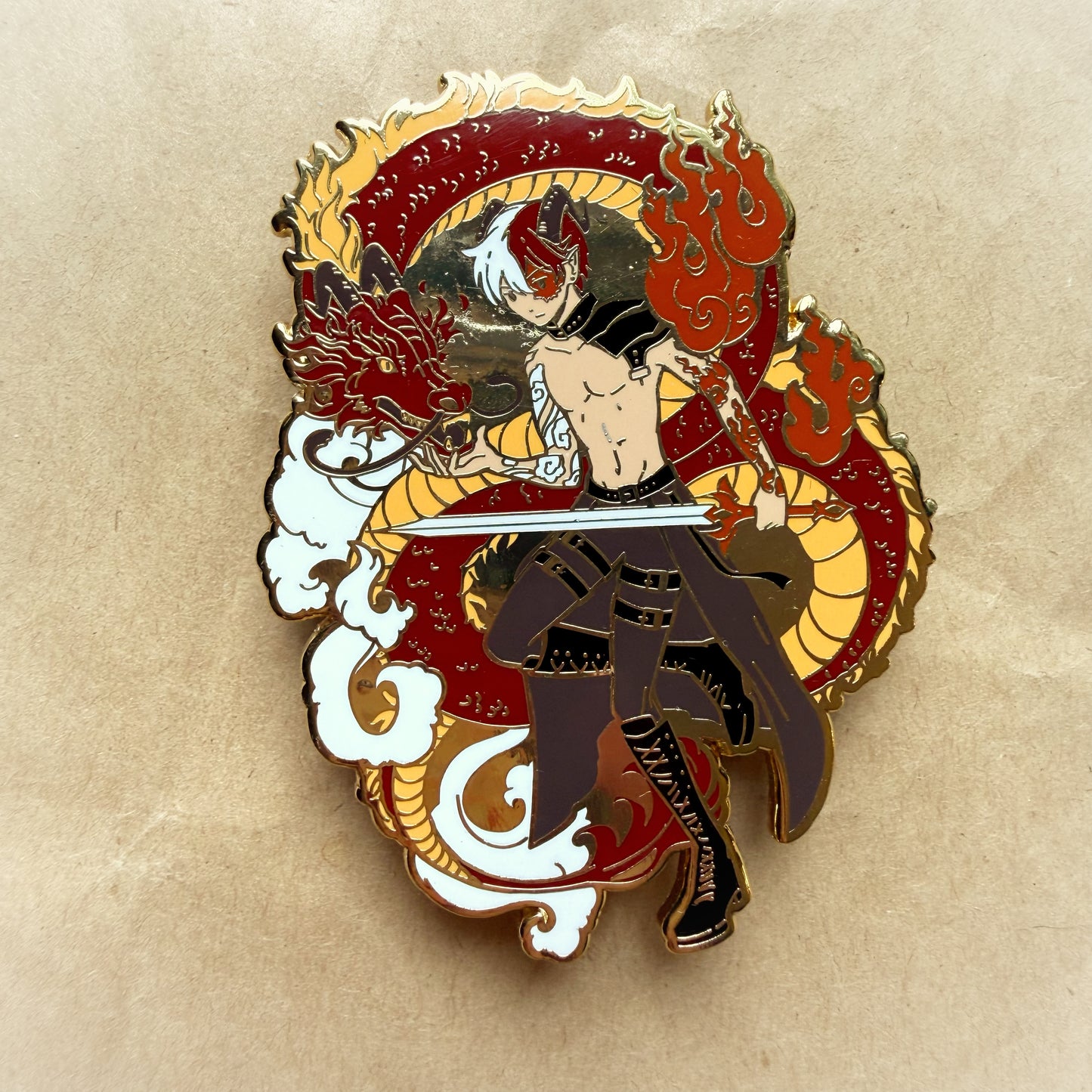 *MOVING SALE* Dragon Todoroki Enamel Pin