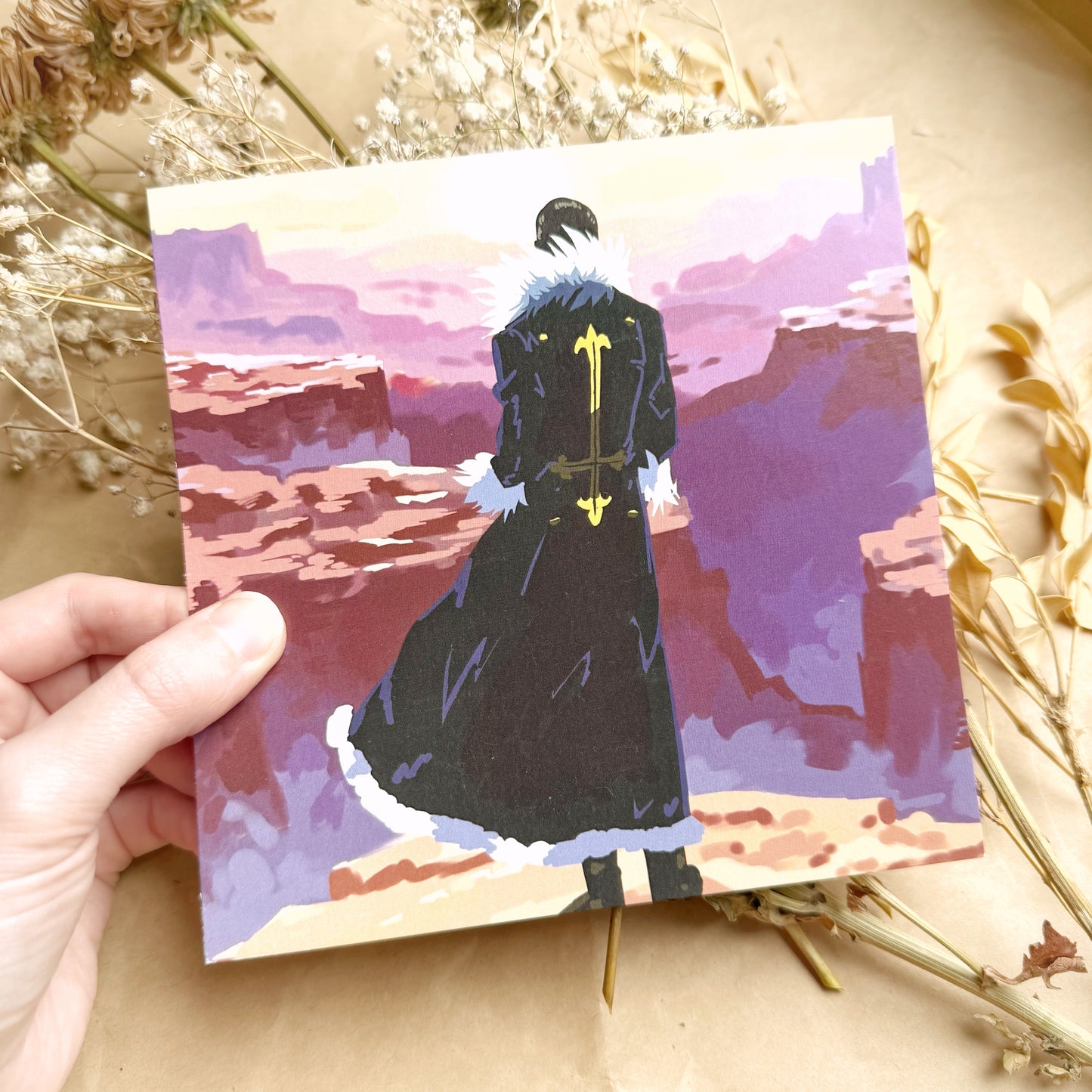 *LAST CHANCE* 6x6" 'East It Is' Chrollo Print