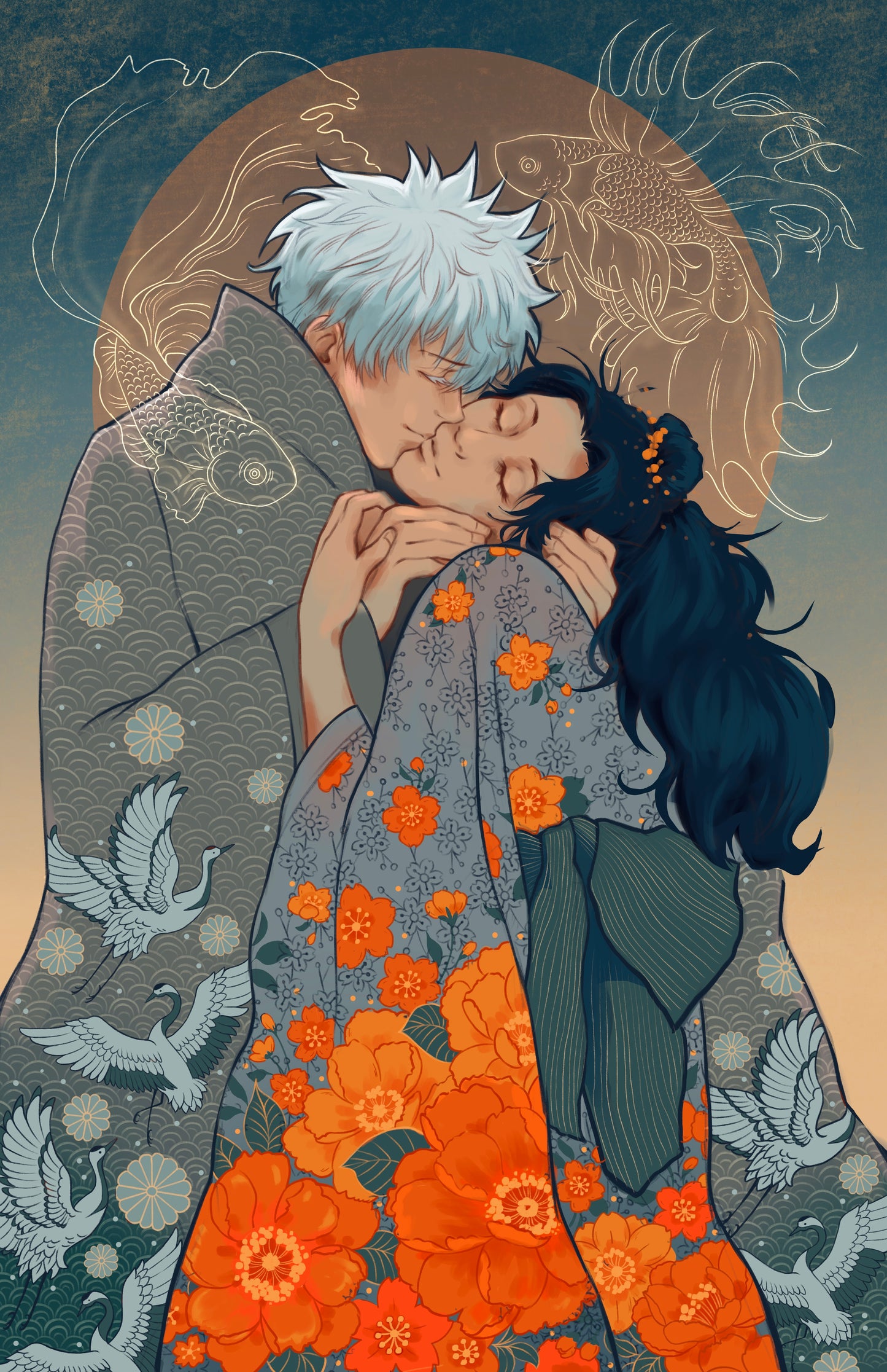 11x17" GetoGojo 'The Kiss' Print