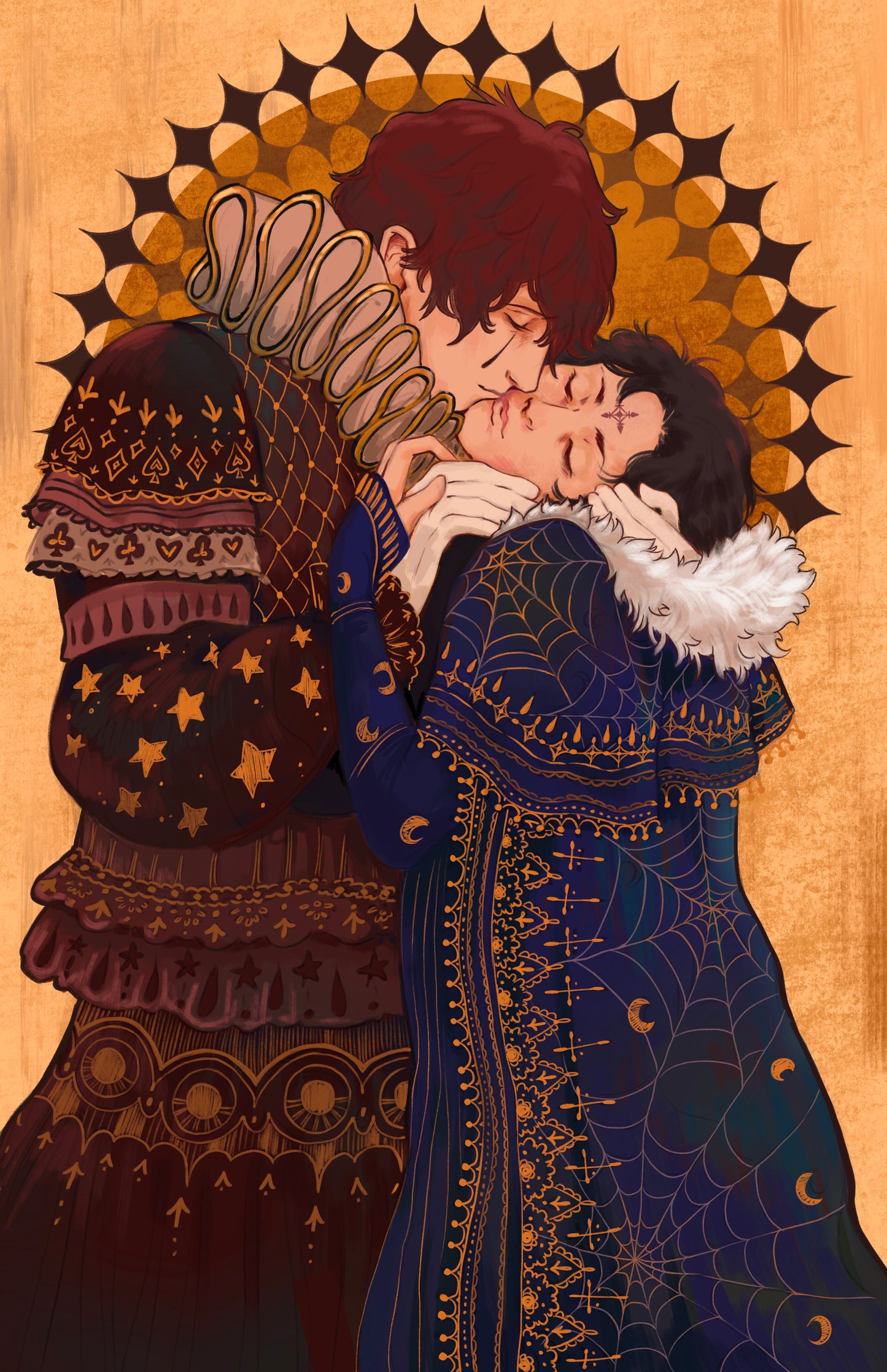 11x17" Hisokuro 'The Kiss' Print