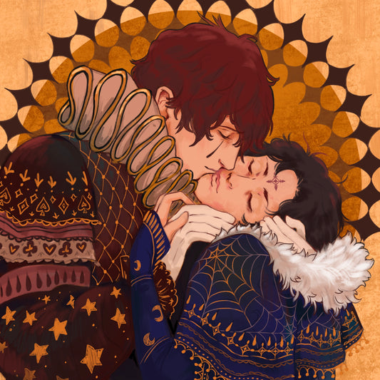 11x17" Hisokuro 'The Kiss' Print