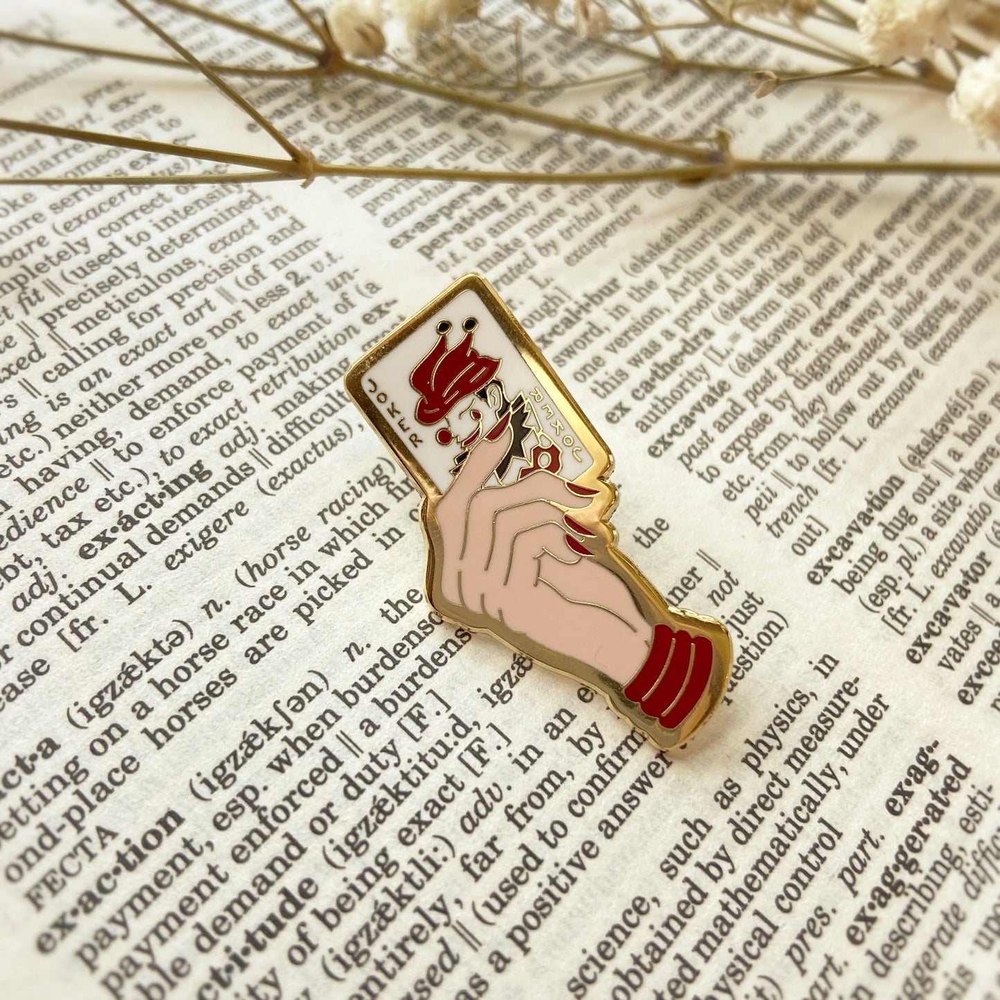 Adultrio Hisoka Chrollo Illumi Hand Filler Gold Enamel Pins