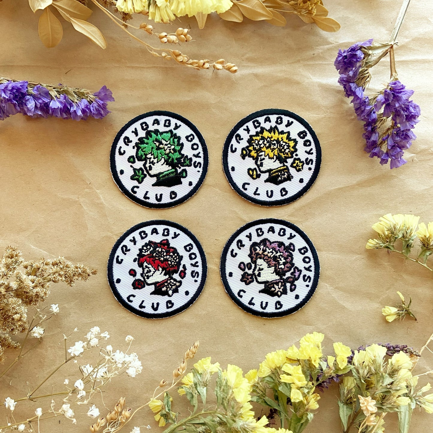 Crybaby Boys' Club Iron-On Patches