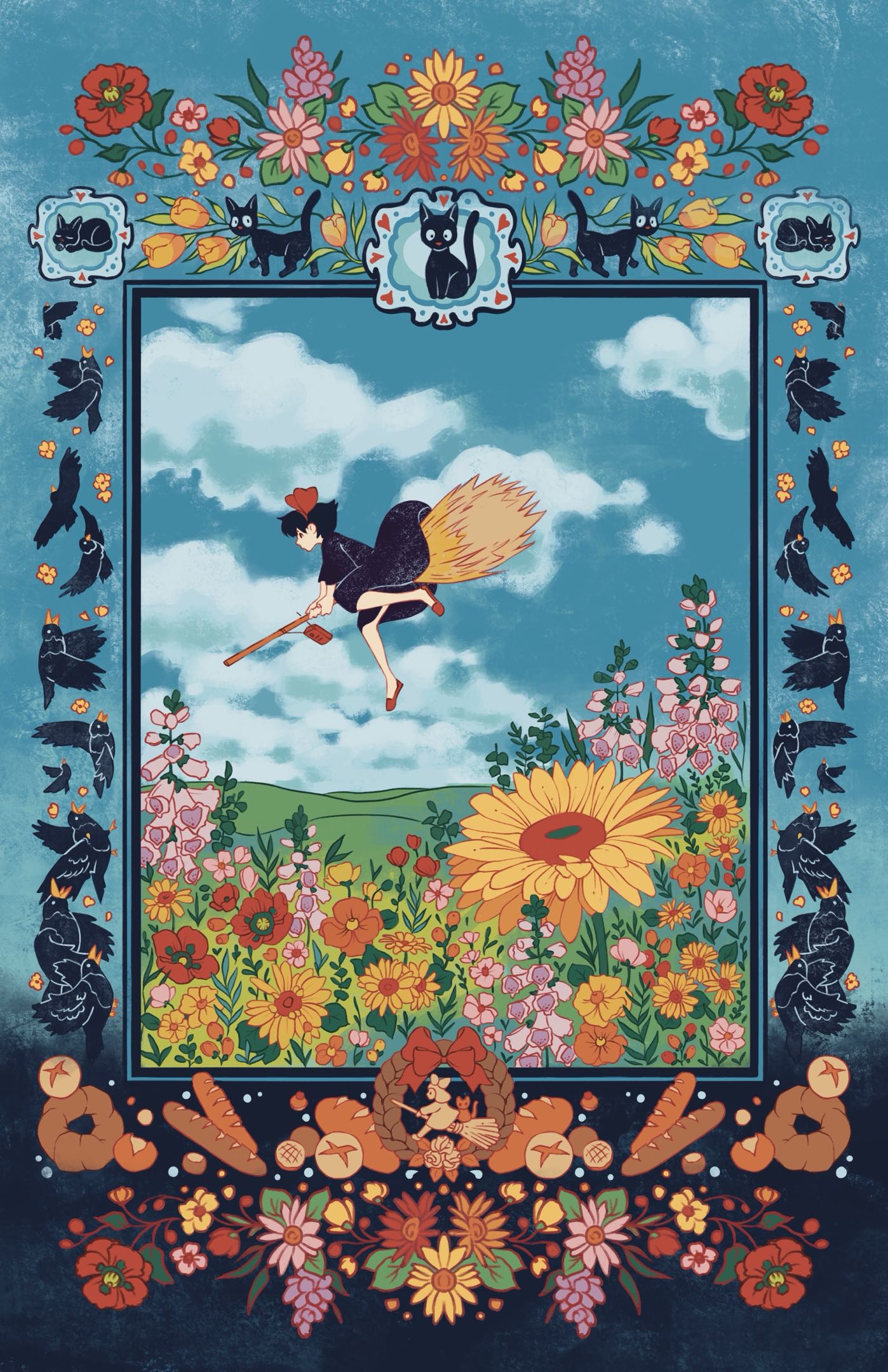 11x17” ‘The New Delivery Girl’ Poster Print