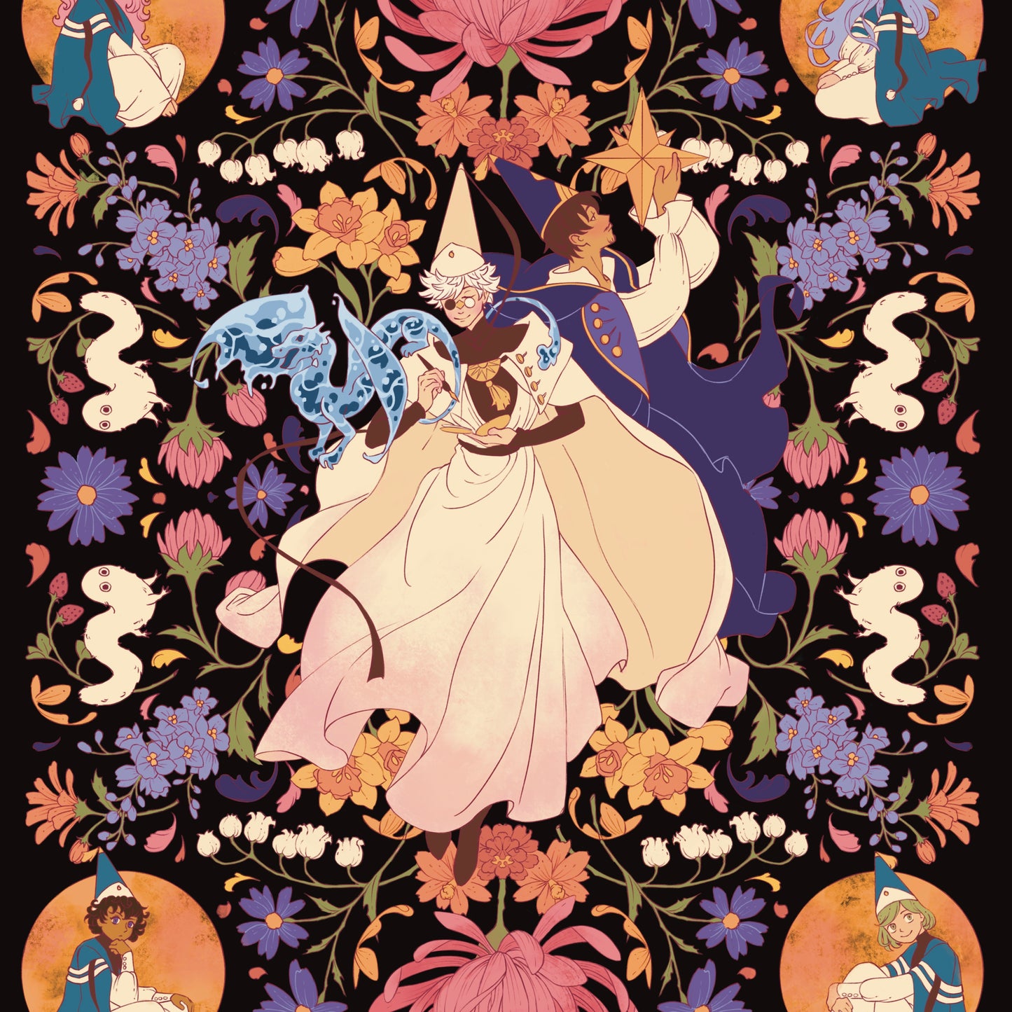 11x17" 'The Pointed Caps' Poster Print