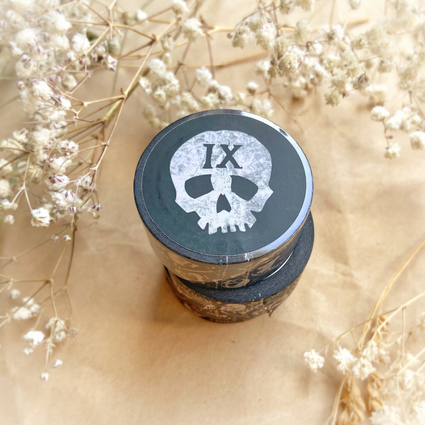 Bones Gold Foil Decorative Washi Tape