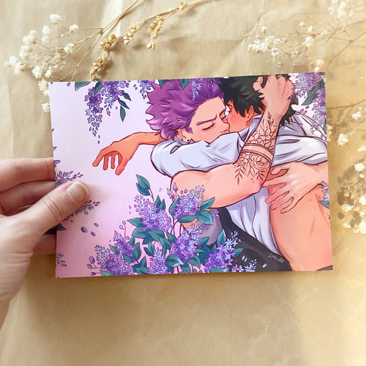 5x7" Shinsou Deku Shindeku Lilac Print