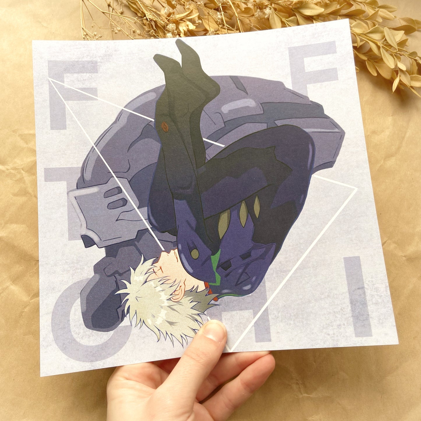 *LAST CHANCE* 8x8" Kaworu Square Print