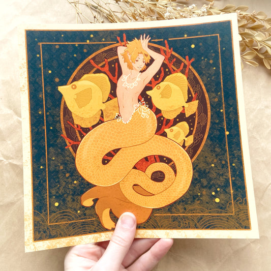 *LAST CHANCE* 8x8" Kami Merm Saquare Print