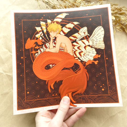 *LAST CHANCE* 8x8" Baku Merm Square Print