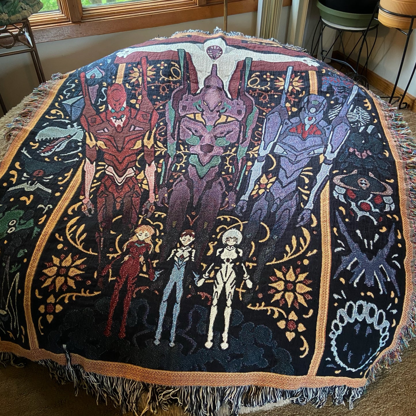 'Origin of Angels' Tapestry Blanket