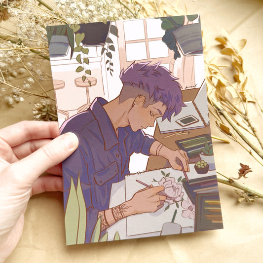 *LAST CHANCE* 5x7” 'The Artist' Shinsou Print