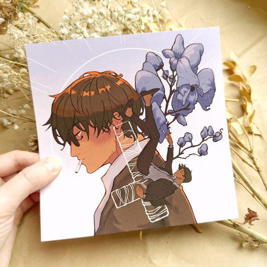 *LAST CHANCE* 6x6" 'Wolfsbane' Wolfwood Print