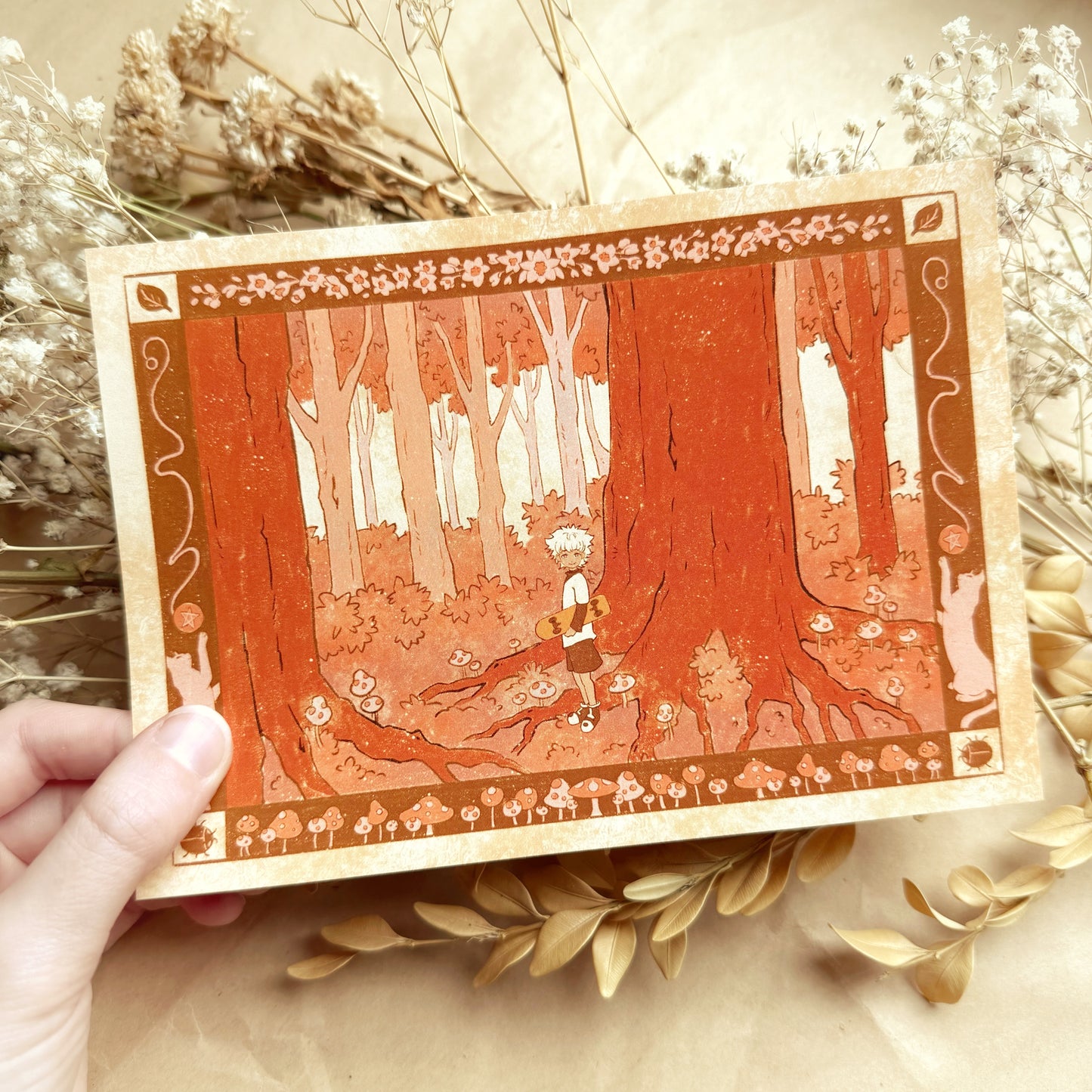 5x7" 'Lost in the Woods' Killua Print