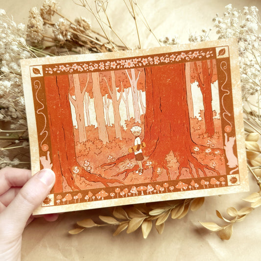 5x7" 'Lost in the Woods' Killua Print
