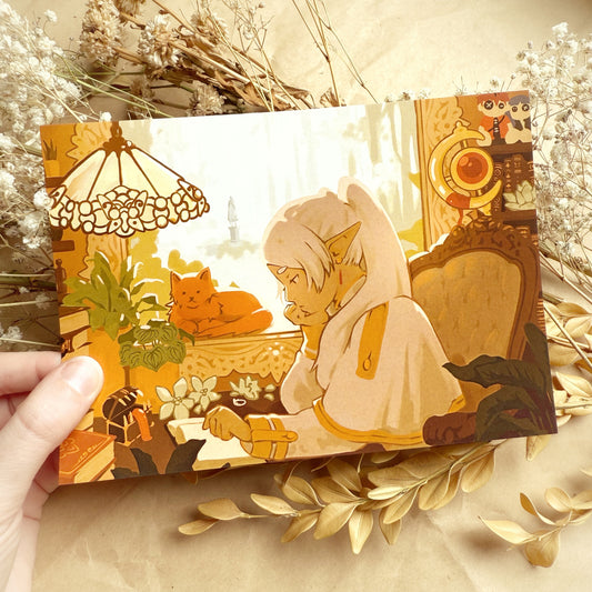 5x7” 'Cozy Mage' Print