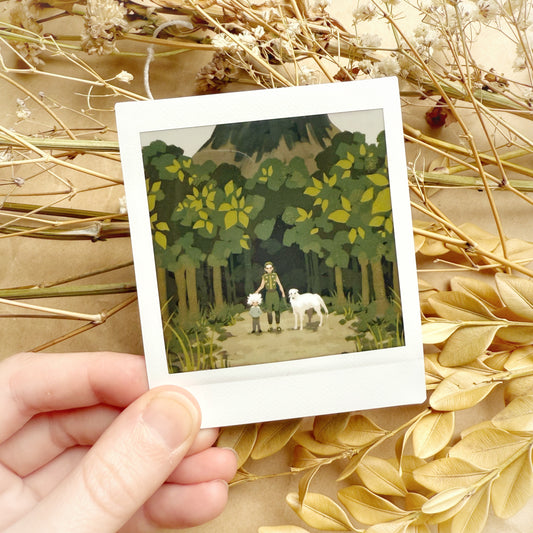 'Gone Hunting' Instant Photo Print