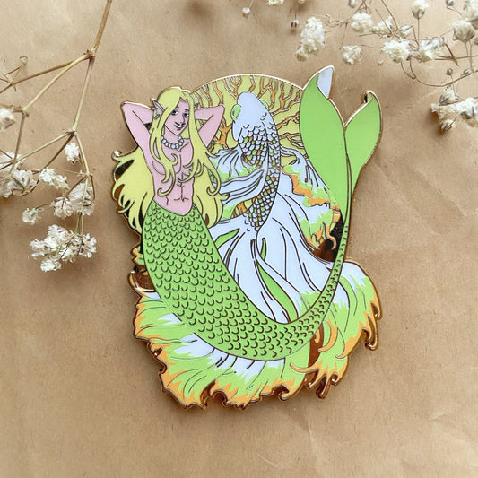 Mer Mic December 2024 Pin Club Enamel Pin