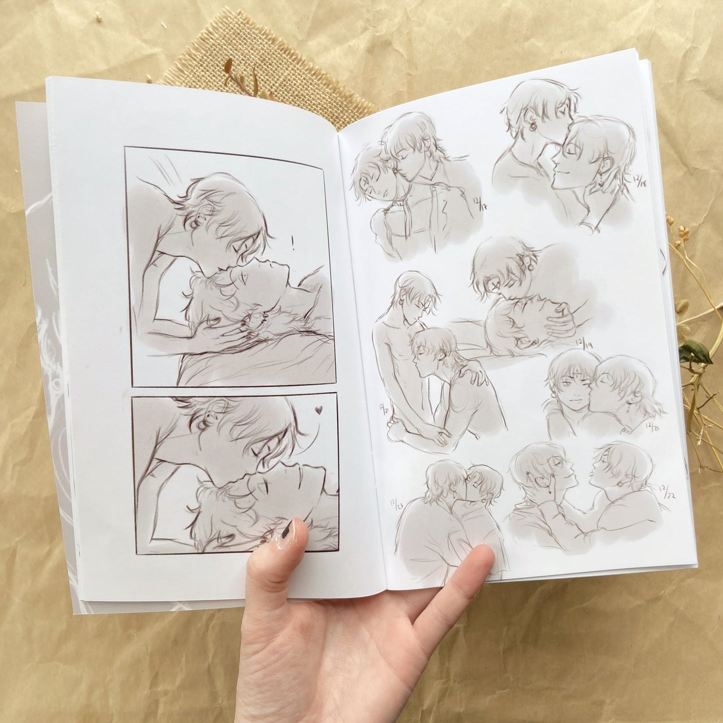 Hisokuro 18+ Sketchbook Zine